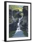 Watkins Glen State Park, New York - Rainbow Falls-Lantern Press-Framed Art Print