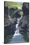 Watkins Glen State Park, New York - Rainbow Falls-Lantern Press-Stretched Canvas