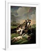 Watson and the Shark, 1782-John Singleton Copley-Framed Giclee Print