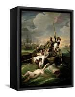 Watson and the Shark, 1782-John Singleton Copley-Framed Stretched Canvas