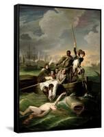 Watson and the Shark, 1782-John Singleton Copley-Framed Stretched Canvas