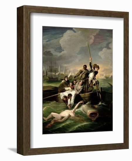 Watson and the Shark, 1782-John Singleton Copley-Framed Premium Giclee Print