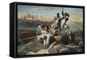 Watson and the Shark-John Singleton Copley-Framed Stretched Canvas