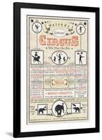 Watson's Circus-The Vintage Collection -Framed Giclee Print