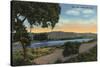 Watsonville, California - View of Pinto Lake-Lantern Press-Stretched Canvas