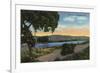 Watsonville, California - View of Pinto Lake-Lantern Press-Framed Art Print