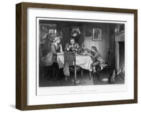 Watt's First Experiment, 18th Century-Herbert Bourne-Framed Giclee Print