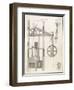 Watt's Steam Engine Circa 1765-null-Framed Art Print