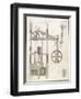 Watt's Steam Engine Circa 1765-null-Framed Art Print