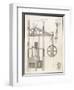 Watt's Steam Engine Circa 1765-null-Framed Art Print