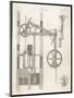 Watt's Steam Engine Circa 1765-null-Mounted Art Print