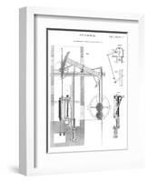 Watt's Steam Engine, Historical Artwork-Library of Congress-Framed Photographic Print