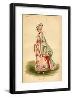 Watteau Fancy Dress Costume-null-Framed Art Print
