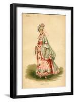 Watteau Fancy Dress Costume-null-Framed Art Print