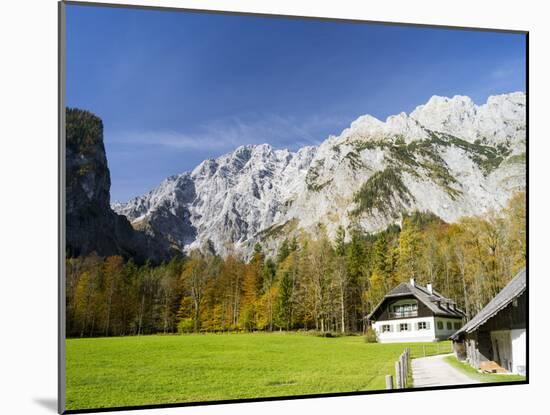 Watzmann east face, Nationalpark Berchtesgaden, Bavaria, Germany.-Martin Zwick-Mounted Premium Photographic Print