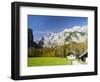 Watzmann east face, Nationalpark Berchtesgaden, Bavaria, Germany.-Martin Zwick-Framed Photographic Print