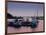 Waubaushene harbor at sunset, Ontario, Canada-null-Framed Photographic Print