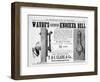 Waude's Patented Knocker Bell-Hare-Framed Art Print