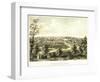 Waukesha, Wisconsin - Panoramic Map-Lantern Press-Framed Art Print