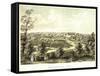 Waukesha, Wisconsin - Panoramic Map-Lantern Press-Framed Stretched Canvas