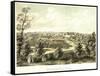 Waukesha, Wisconsin - Panoramic Map-Lantern Press-Framed Stretched Canvas