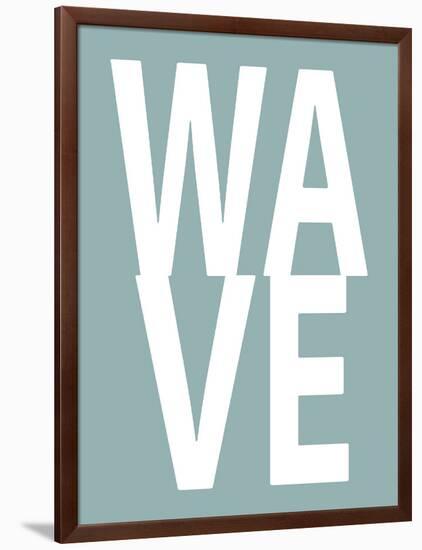 Wave Aqua-Jamie MacDowell-Framed Art Print