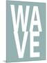 Wave Aqua-Jamie MacDowell-Mounted Art Print