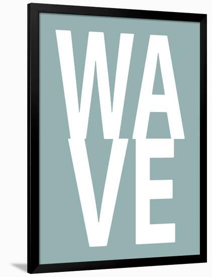 Wave Aqua-Jamie MacDowell-Framed Art Print