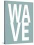 Wave Aqua-Jamie MacDowell-Stretched Canvas