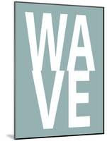 Wave Aqua-Jamie MacDowell-Mounted Art Print