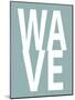 Wave Aqua-Jamie MacDowell-Mounted Art Print