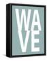 Wave Aqua-Jamie MacDowell-Framed Stretched Canvas