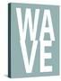 Wave Aqua-Jamie MacDowell-Stretched Canvas