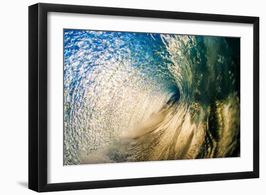 Wave Breaking in Ocean-Jefffarsai-Framed Photographic Print