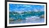 Wave breaking on the beach, Haena, Kauai, Hawaii, USA-Mark A Johnson-Framed Photographic Print