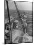 Wave Breaking over Deck of Liner Queen Elizabeth During Severe Storm on North Atlantic Crossing-Alfred Eisenstaedt-Mounted Photographic Print