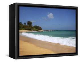 Wave Breaks, Kauai, Hawaii, USA-Dennis Flaherty-Framed Stretched Canvas