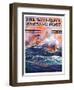 "Wave Breaks over Steamer," Saturday Evening Post Cover, March 21, 1936-Anton Otto Fischer-Framed Giclee Print