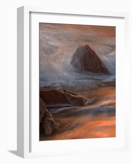 Wave Crashing, Cape May, New Jersey, USA-Jay O'brien-Framed Photographic Print