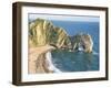 Wave-Cut Arch in Limestone Headland, Durdle Door, Jurassic Heritage Coast, Isle of Purbeck-Tony Waltham-Framed Photographic Print