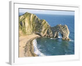 Wave-Cut Arch in Limestone Headland, Durdle Door, Jurassic Heritage Coast, Isle of Purbeck-Tony Waltham-Framed Photographic Print