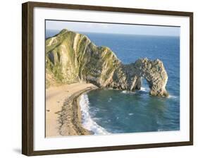 Wave-Cut Arch in Limestone Headland, Durdle Door, Jurassic Heritage Coast, Isle of Purbeck-Tony Waltham-Framed Photographic Print