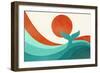 Wave (Day)-Jay Fleck-Framed Art Print