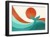 Wave (Day)-Jay Fleck-Framed Art Print