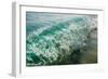 Wave folding over as it breaks in Kailua Bay, Oahu, Hawaii-Mark A Johnson-Framed Photographic Print