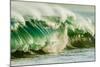 Wave on Wave-Super powerful breaking ocean wave, Kauai, Hawaii-Mark A Johnson-Mounted Photographic Print