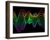 Wave Pattern, Computer Artwork-PASIEKA-Framed Photographic Print