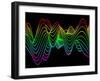 Wave Pattern, Computer Artwork-PASIEKA-Framed Photographic Print