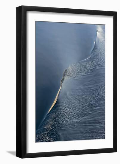 Wave pattern in South Atlantic Ocean, Antarctica-Keren Su-Framed Photographic Print