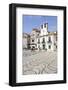 Wave Pattern in the Mosaic Plaster, Praca 5 De Outubro, Cascais-Axel Schmies-Framed Photographic Print